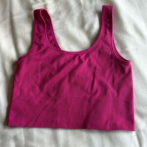 ATHLETA WOMENS REVERSIBLE TANK CROP TANK TOP